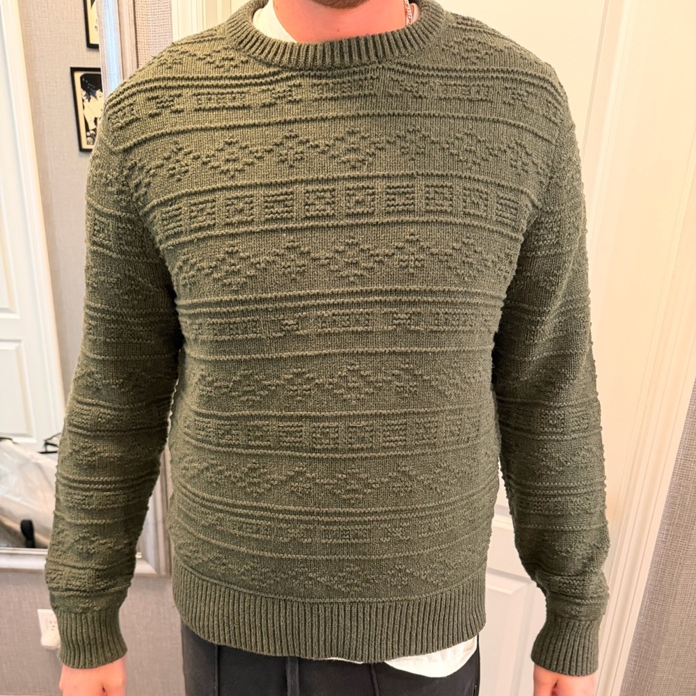 J. Crew Forest Green Crewneck Sweater